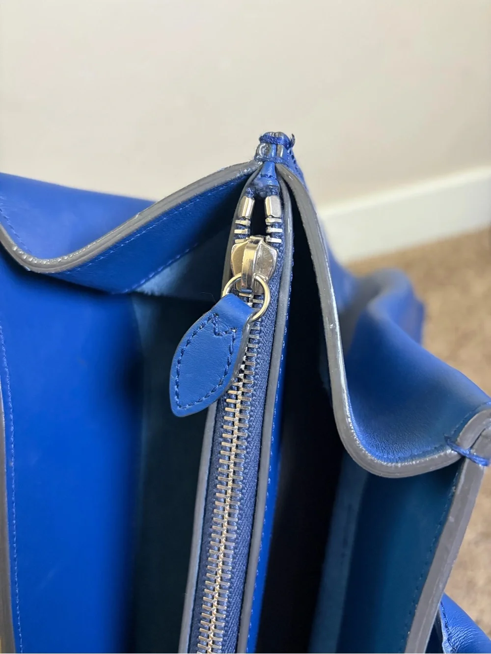 Mulberry Arundel Leather Tote Bag Blue